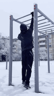 Training in the snow